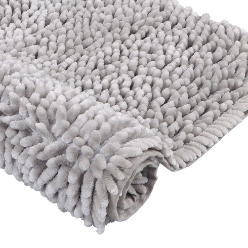 Glaze Silver Bathmat (Pack of 2)